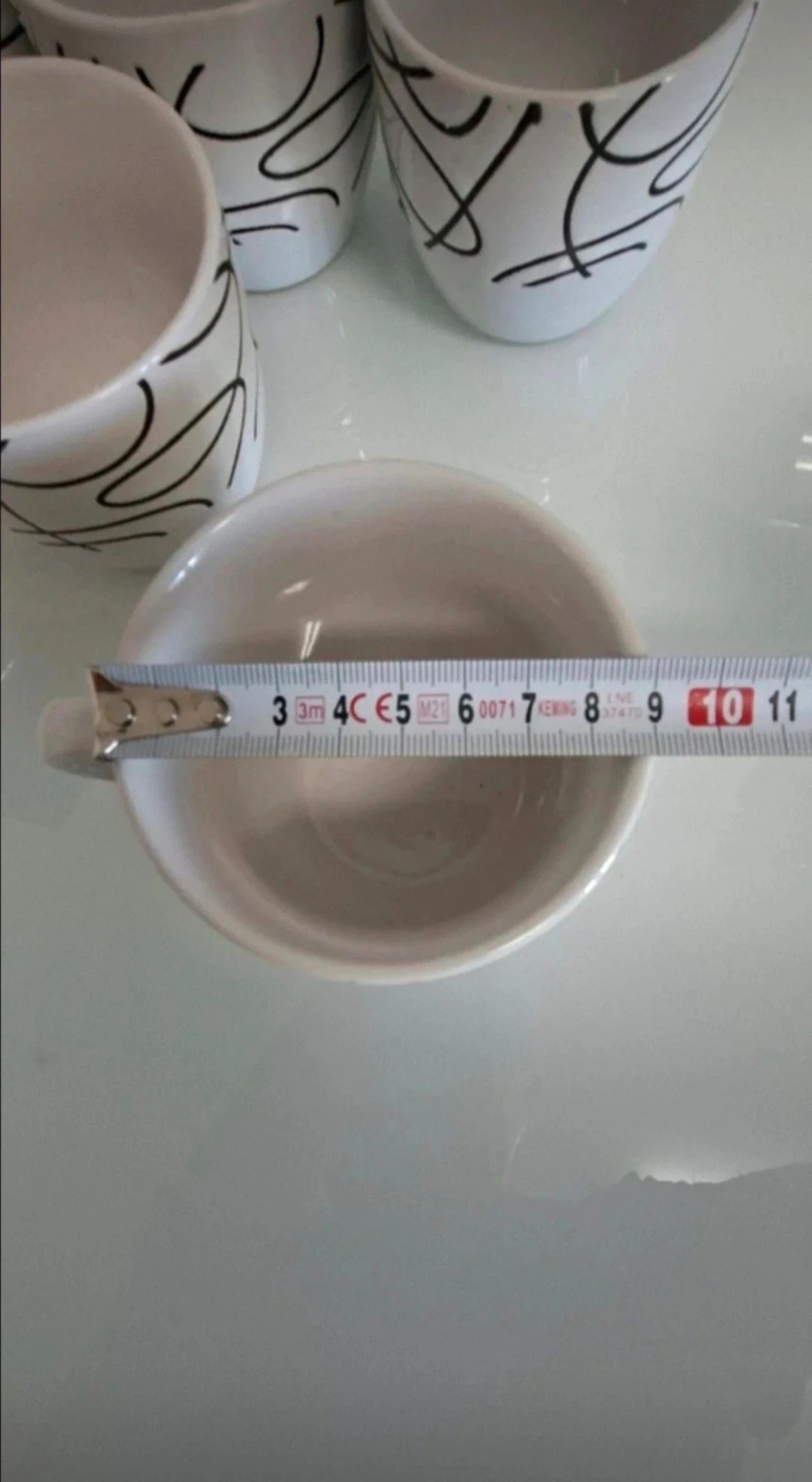 Set of 6 cups with stand – photo 8